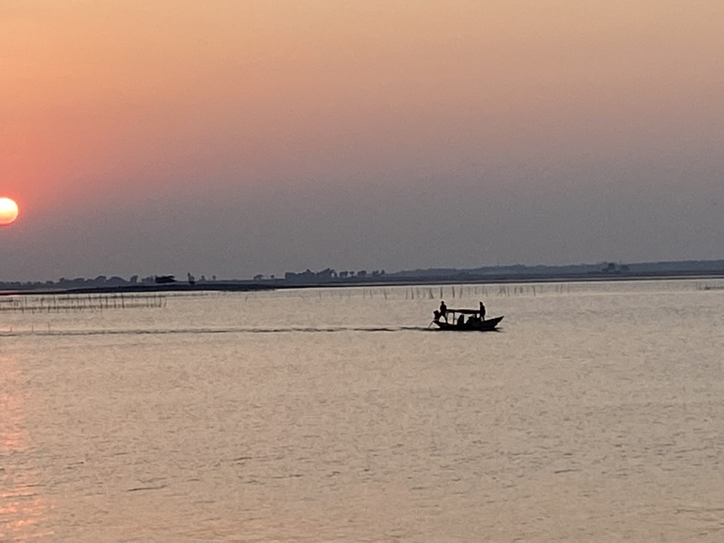 Chilika wide view sunrise